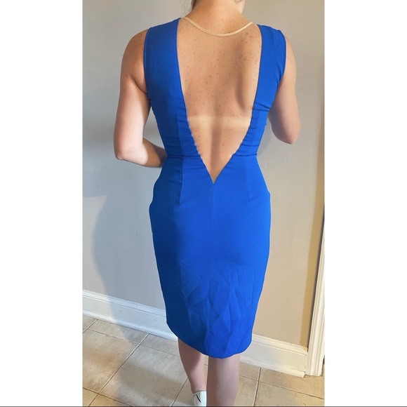 Jovani Cocktail Dress Royal - Picture 3 of 4